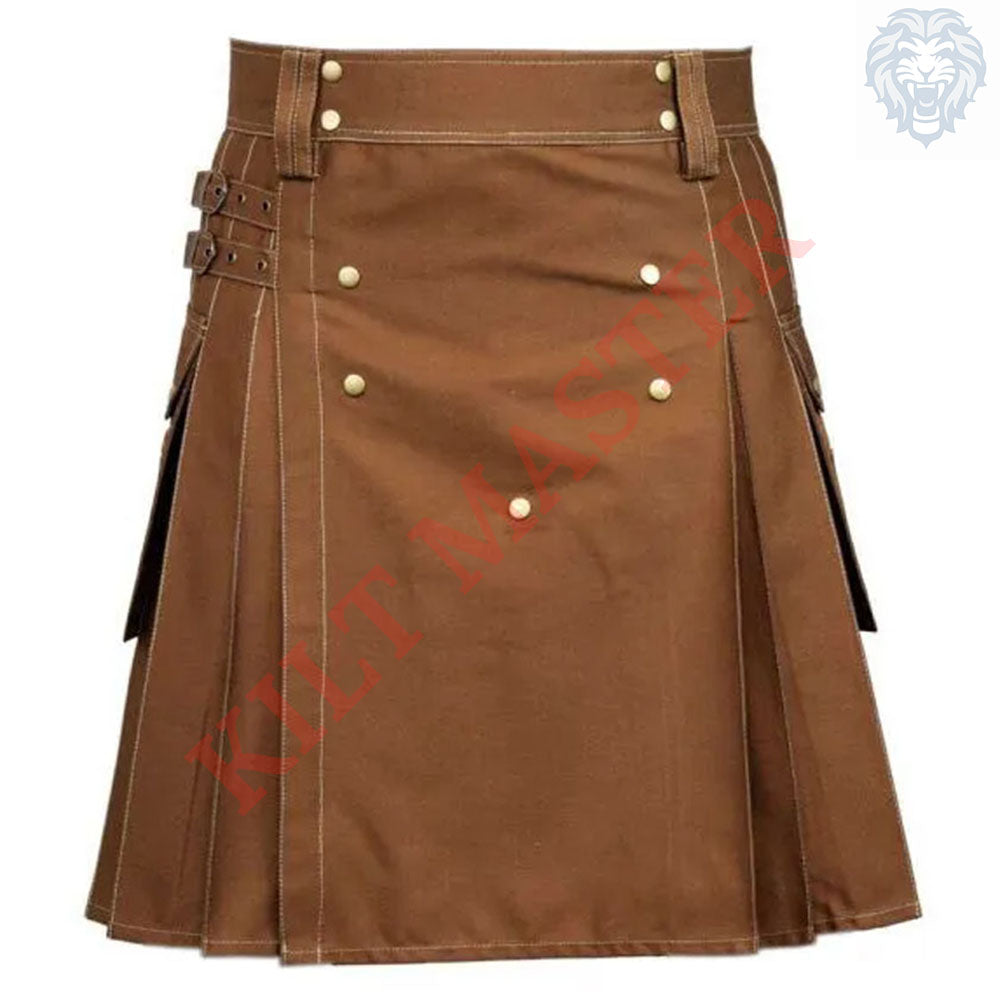 Brown Utility Kilt