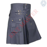 Modern Grey Utility Kilt