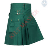 Green Modern Utility Kilt