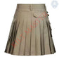 Khaki Modern Utility Kilt