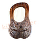 10 metal Strings Flower Design Lyre Harp
