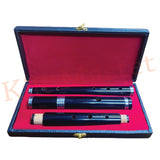 4 Parts Handmade Black Finish Rosewood Flute
