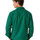 Man wearing a green shirt on a white background