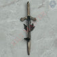 Antique Thistle Sword Kilt Pin | High-Quality & Elegant- Back