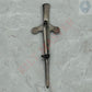 Red Stone Kilt Pin Antique - Classic Elegance- Back