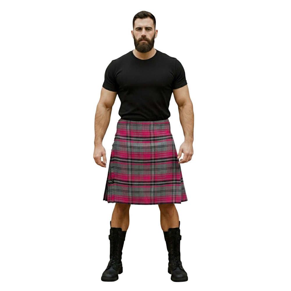 Ailsa Pink Tartan Kilt