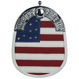 American Flag Leather Sporran