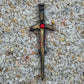Red Stone Kilt Pin Antique - Classic Elegance A