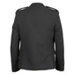 Argyle Blazer Wool Jacket with Vest