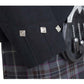 Argyll Jacket with Vest - Wool Blend Worsted Flannel Fabric