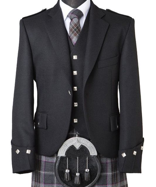 Argyll Jacket and Vest – Worsted Tweed Wool Blazer Front