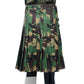 Army Green Camouflage Utility Kilt Back Side Photo