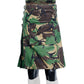 Army Green Camouflage Utility Kilt Front Side Photo