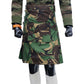 Army Green Camouflage Utility Kilt Main Photo