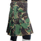 Army Green Camouflage Utility Kilt Right Side Photo
