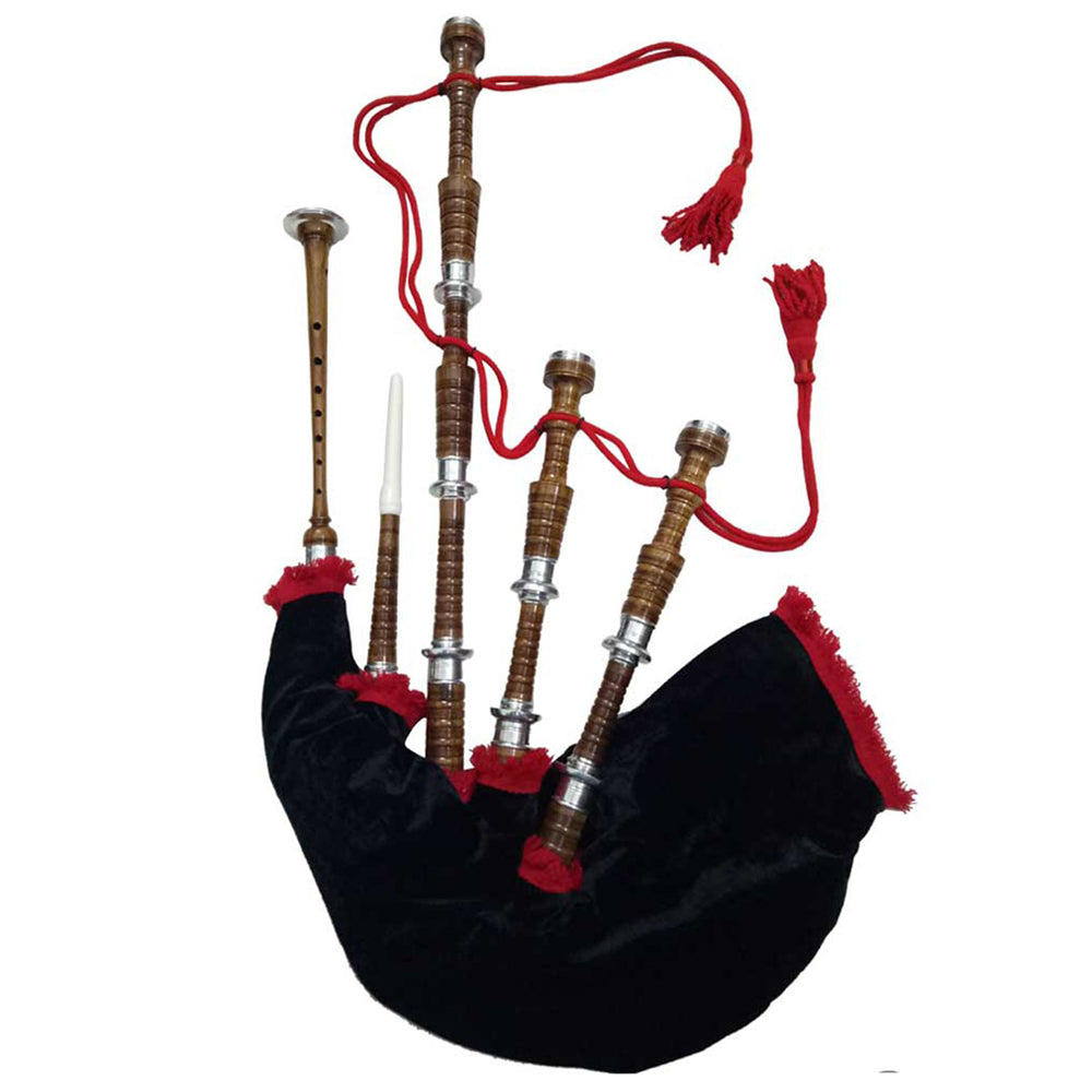 Bagpipe With Black Velvet Air Bag