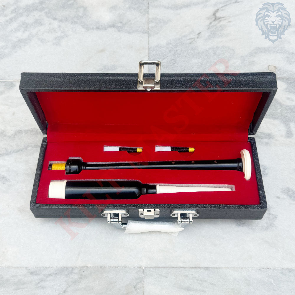 Practice Chanter for Bagpipers in Black Finish