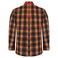 Black and Orange Wool Germen Bavarian Trachten Jacket Back