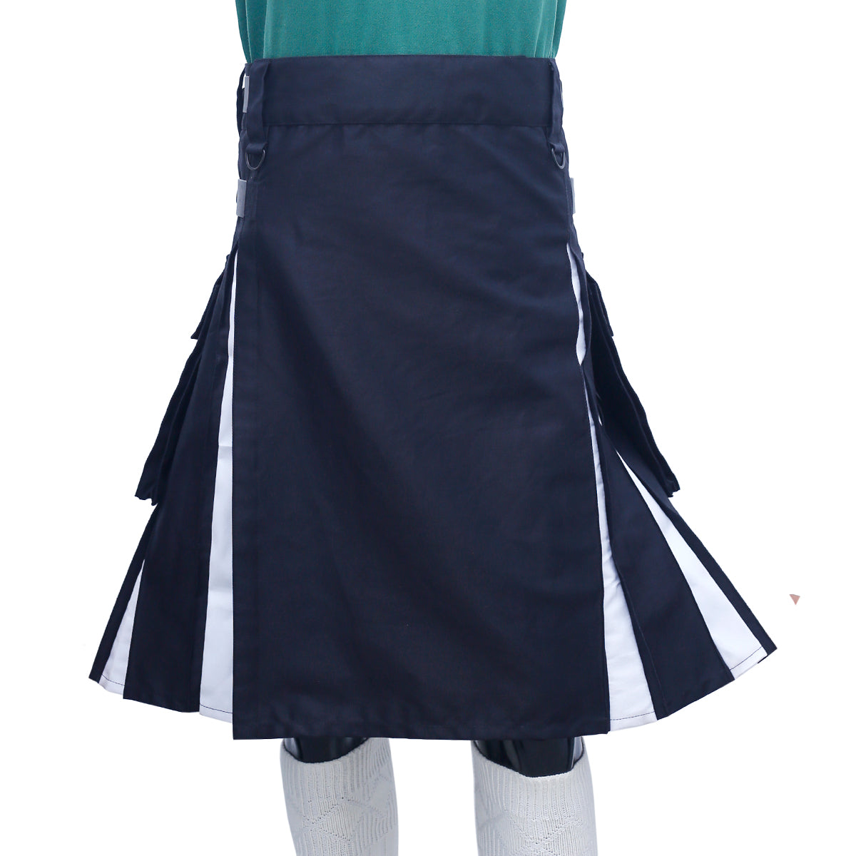 Black and White Hybrid Kilt