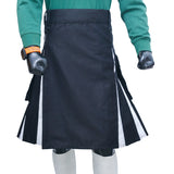 Black and White Hybrid Kilt