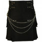 Gothic Fashion Utility Kilt