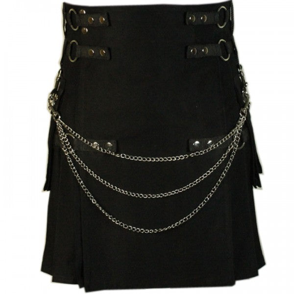 Gothic Fashion Utility Kilt