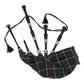 Black Finish MacKenzie Modern Tartan Scottish Bagpipe