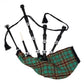 Black Finish Tara Murphy Tartan Scottish Bagpipe