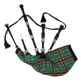 Black Finish Tara Murphy Tartan Scottish Bagpipe