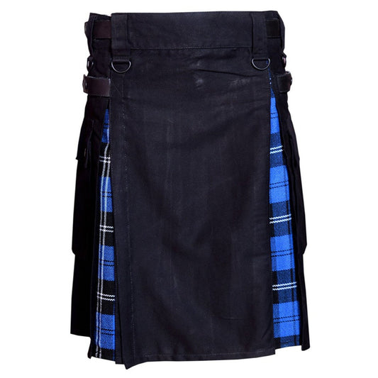 Black Hybrid Kilt