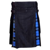 Black Hybrid Kilt