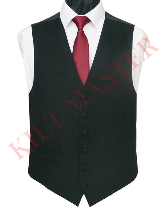 Black Kilt Vest