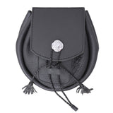 Black Leather Men's Super Sporran