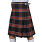 Black Stewart Tartan Kilt Left