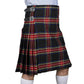 Black Stewart Tartan Kilt Right