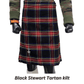 Black Stewart Tartan Kilt