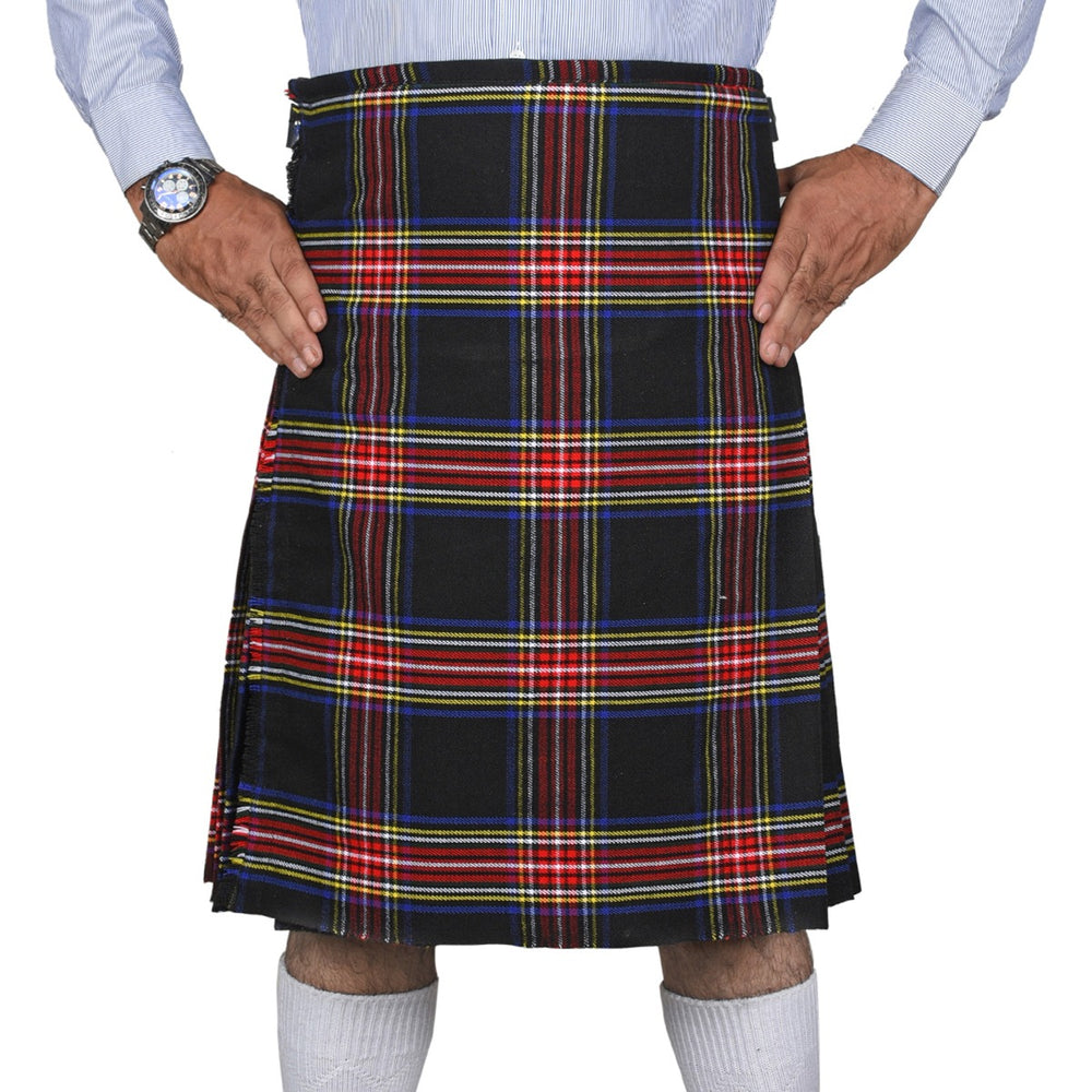 Black Stewart Tartan Kilt