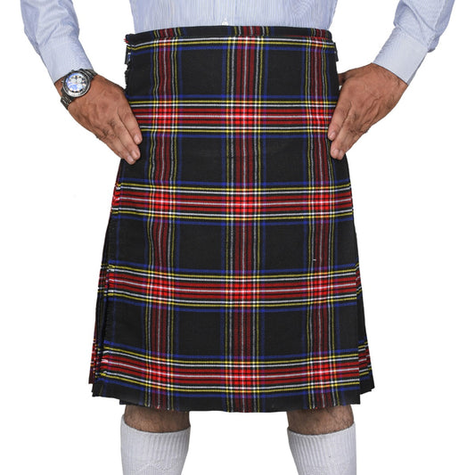 Black Stewart Tartan Kilt