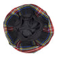 Black Stewart Tartan Tammy Hat Back
