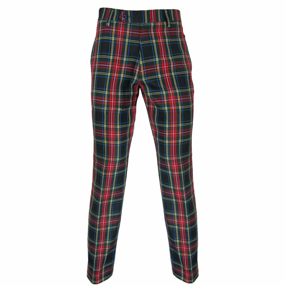 Black Stewart Tartan Trews