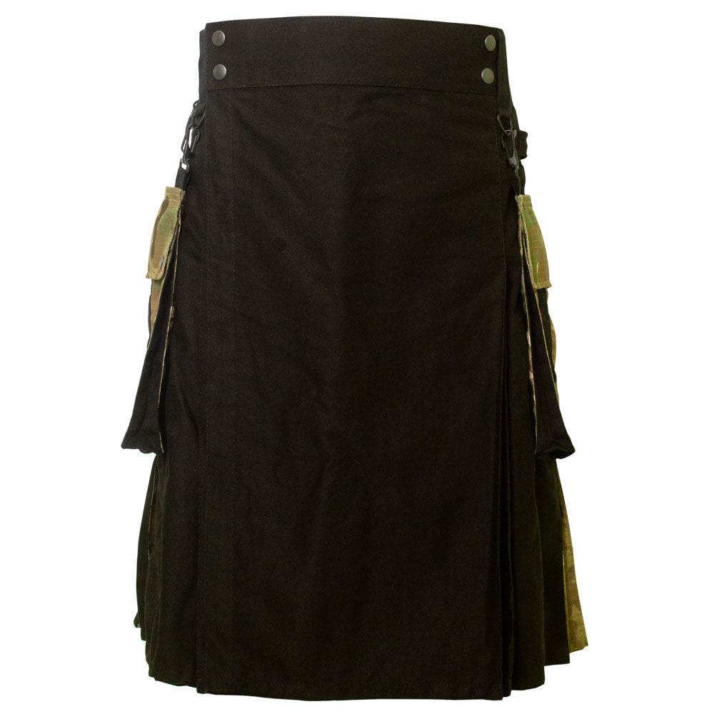 Black Tactical Hybrid Kilt