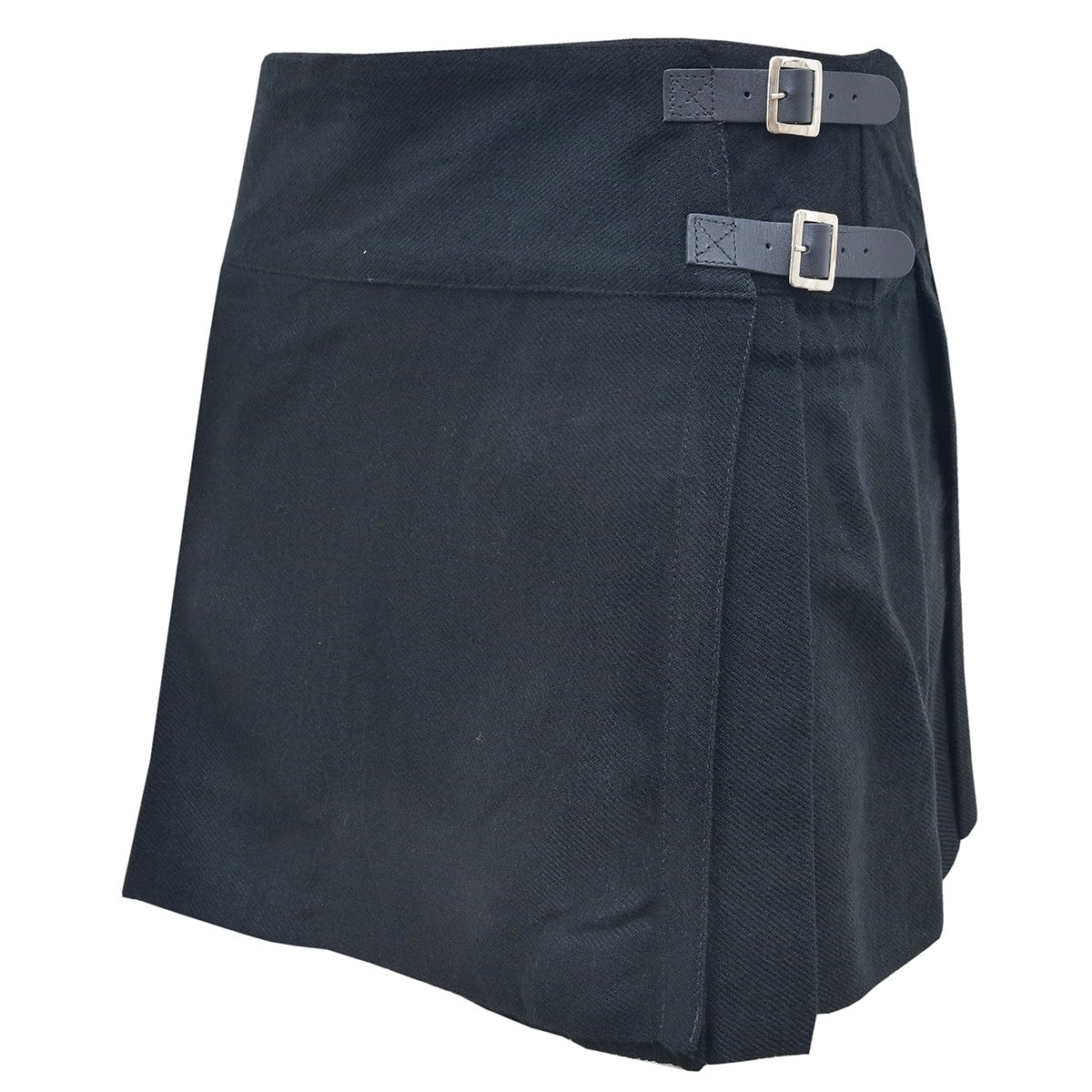 Black Tartan Skirt Front