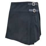 Black Tartan Skirt Front