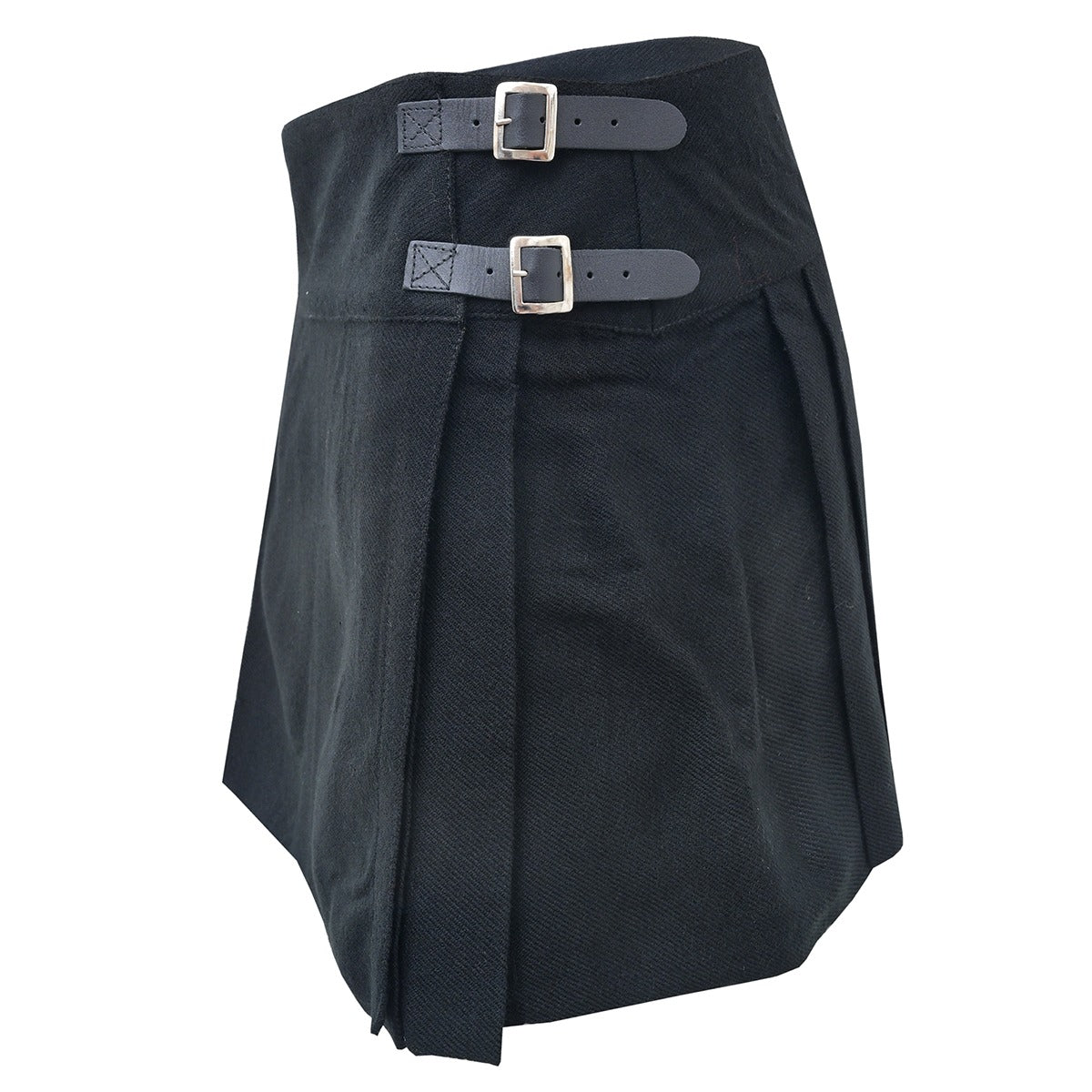 Black Tartan Skirt Left