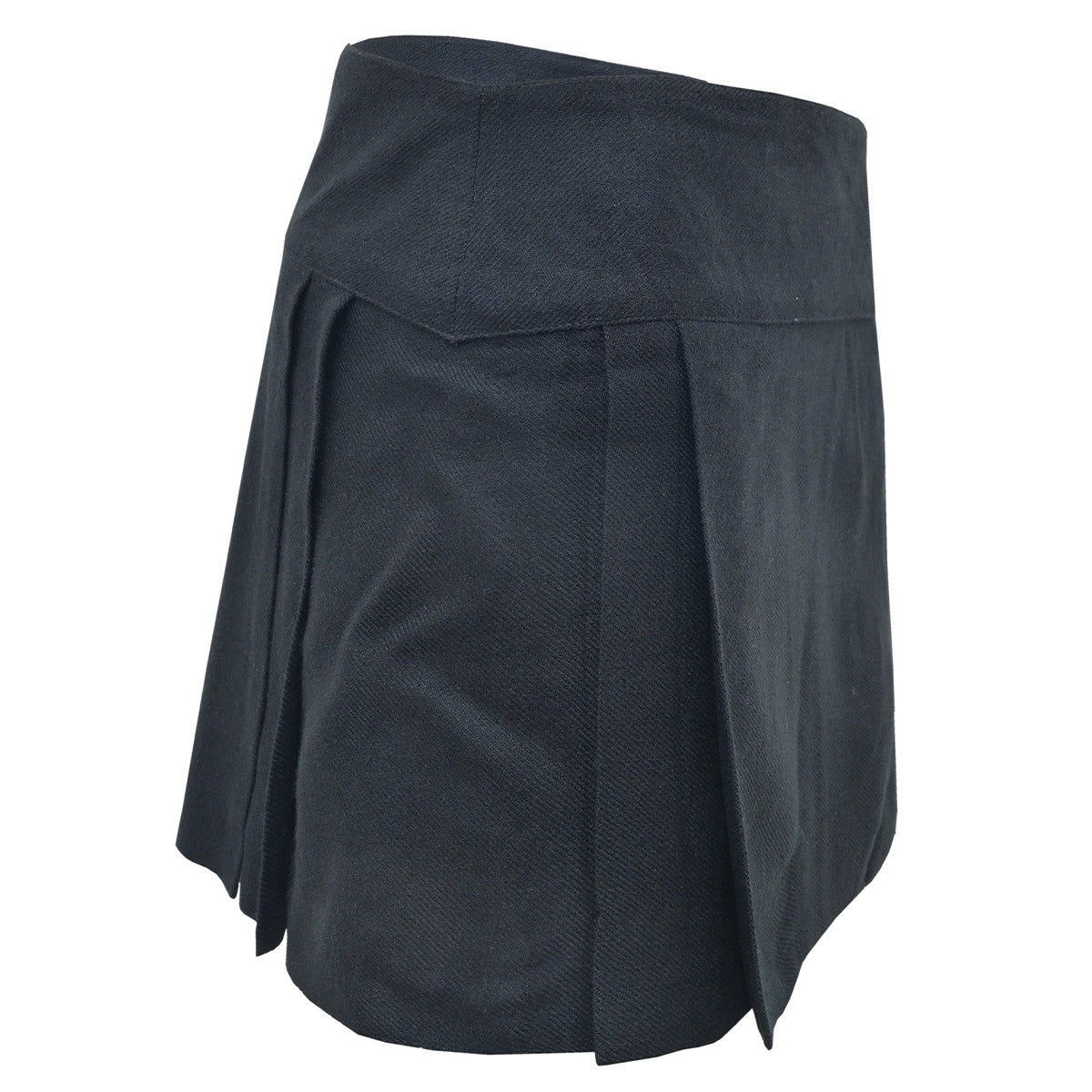 Black Tartan Skirt Right