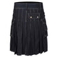 Black Utility Kilt: Timeless and Versatile Attire for Men