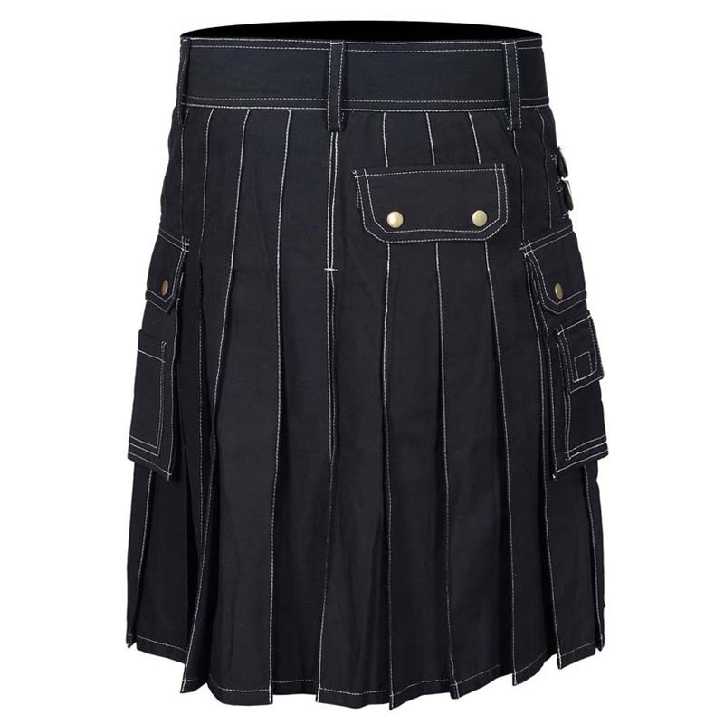 Black Utility Kilt: Timeless and Versatile Attire for Men