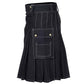 Black Utility Kilt: Timeless and Versatile Attire for Men