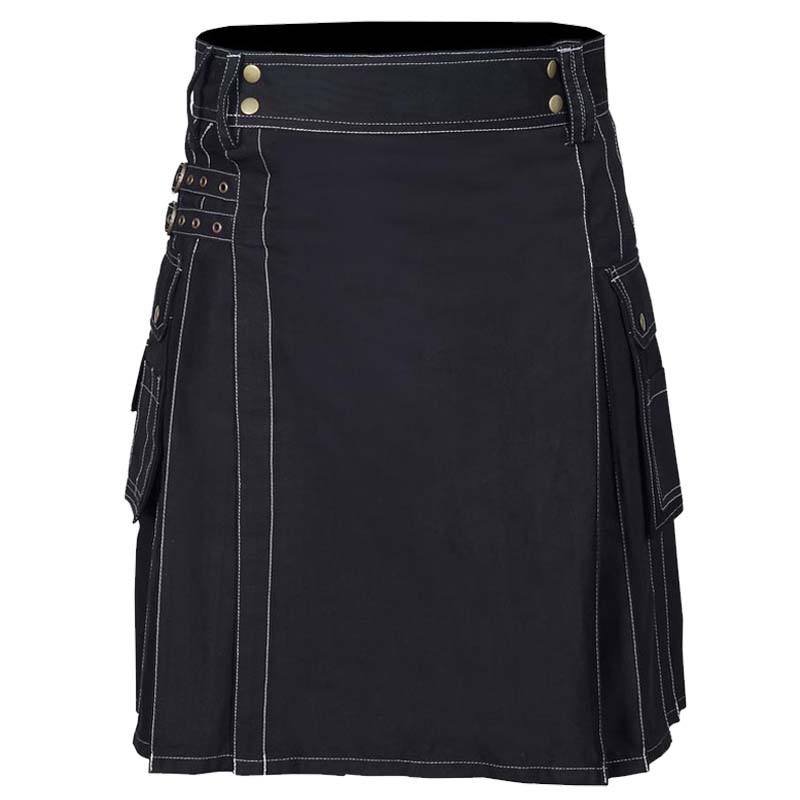 Black Utility Kilt: Timeless and Versatile Attire for Men