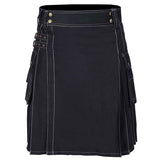 Black Utility Kilt: Timeless and Versatile Attire for Men